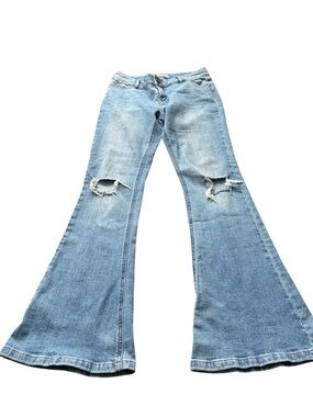 Free People Flare distressed jeans
